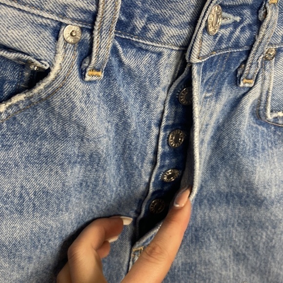 Agolde 90's Mid Rise Loose Fit in Fall Out Size 24 - Picture 12 of 16